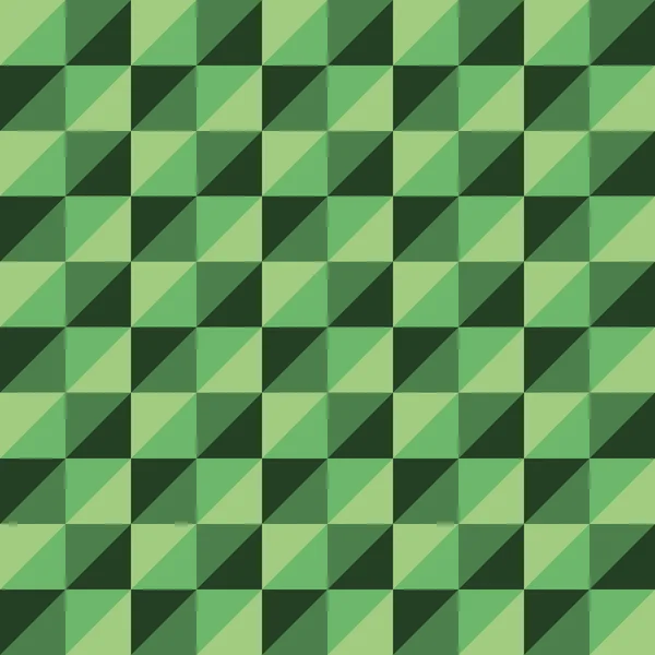 Pattern Vector Seamless Polygon Triangle green — ストックベクタ