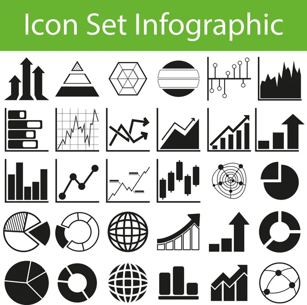 Symbolbild gesetzt Infografik — Stockvektor