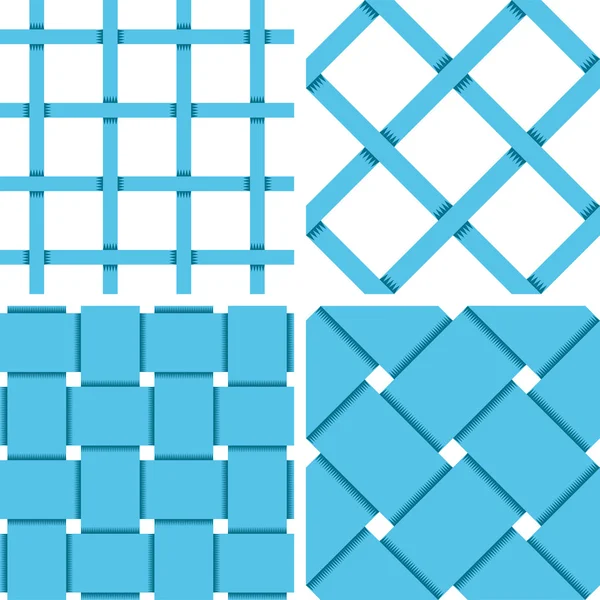 Pattern Vector Seamless Textile Background Blue — Stockvector