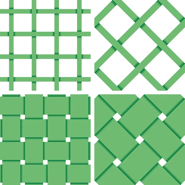 Pattern Vector Seamless Textile Background Green — Wektor stockowy