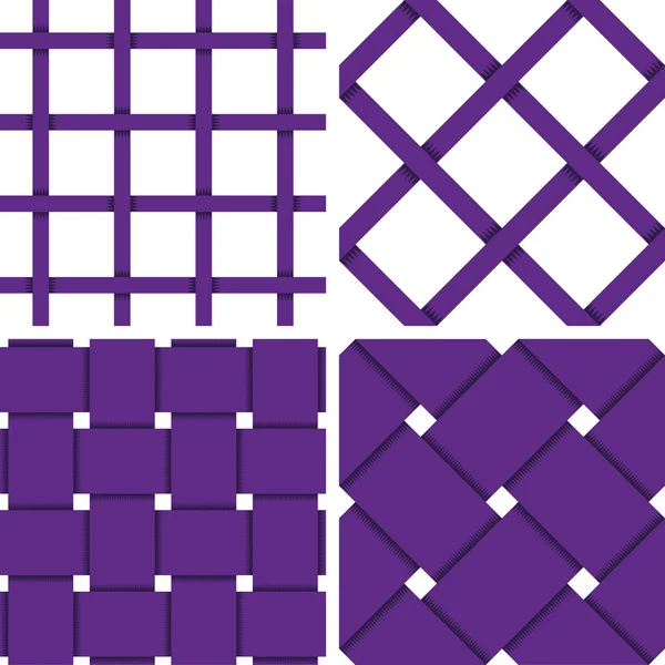 Pattern Vector Seamless Textile Background Purple — Stockvector