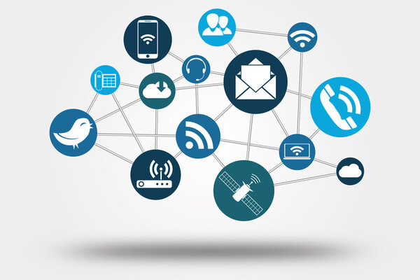 Графический векторный сетевой канал связи
