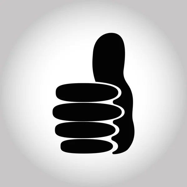 Ábrán látható ikon vektor Thumbs Up — Stock Vector