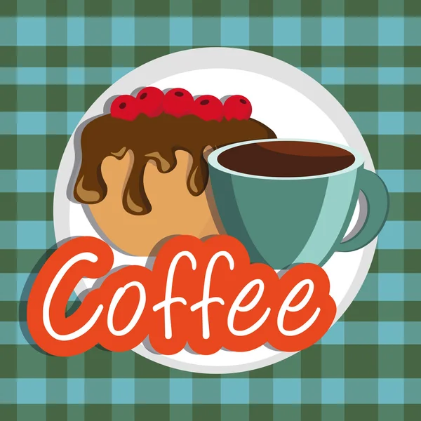 Ilustración Gráfico Vector Café — Vector de stock