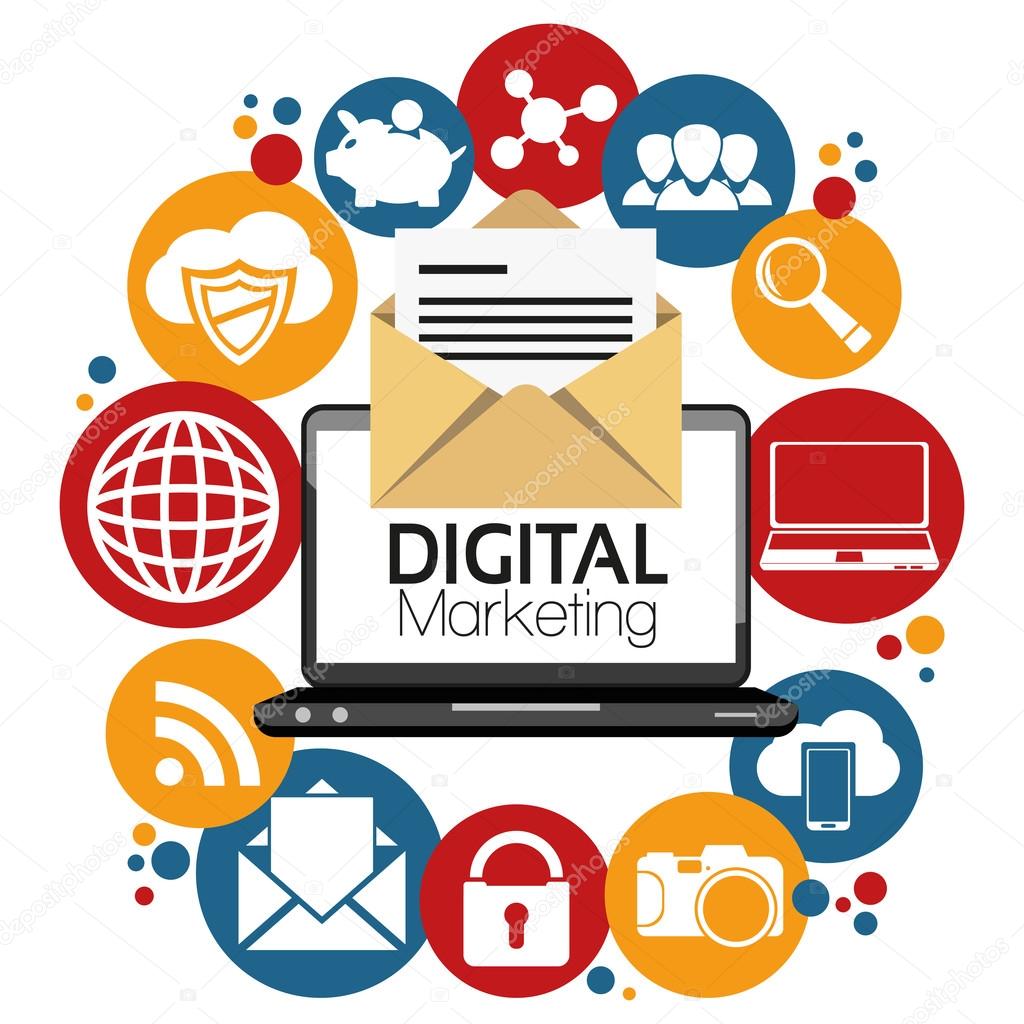 ᐈ Digital Marketing Stock Illustrations Royalty Free Social Media Marketing Images Download On Depositphotos