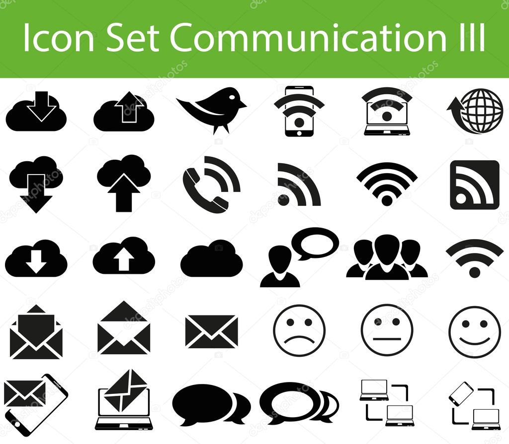 Icon Set Communication III