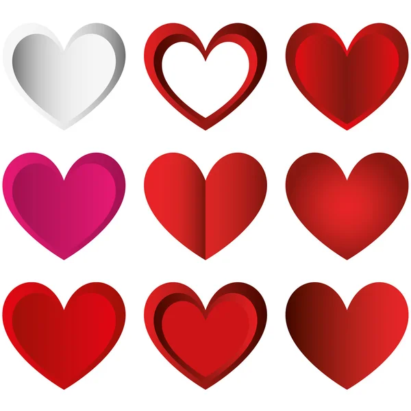 Illustration Vector Graphic Hearts, Love and Romantic — Stockový vektor