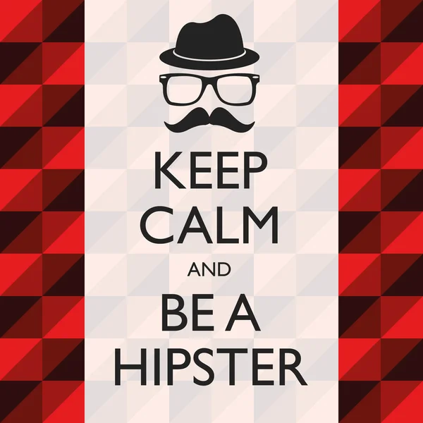 Illustration Vecteur graphique Be A Hipster — Image vectorielle