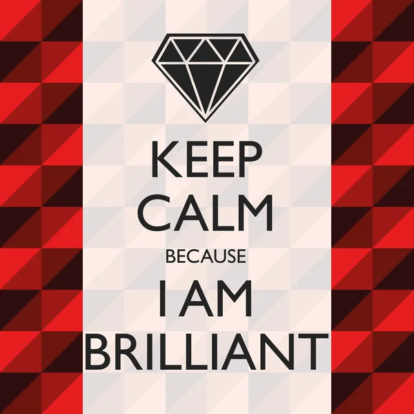 Illustration Vecteur graphique I Am Brilliant — Image vectorielle