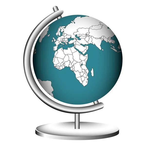 Illustration Vector Graphic Globe Europe, — Image vectorielle