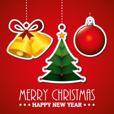 İllüstrasyon vektör grafik Noel