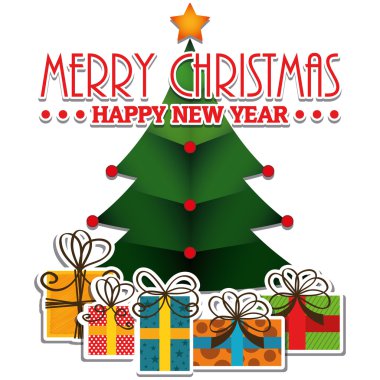 İllüstrasyon vektör grafik Noel