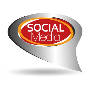 İllüstrasyon vektör grafik sosyal medya