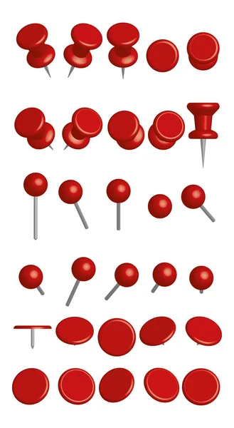 İllüstrasyon vektör grafik toplama PIN — Stok Vektör