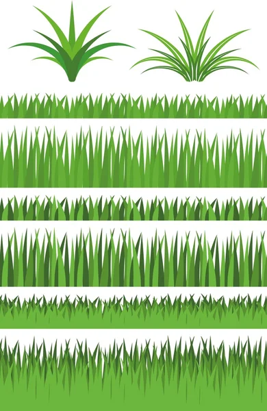İllüstrasyon vektör grafik Set çim
