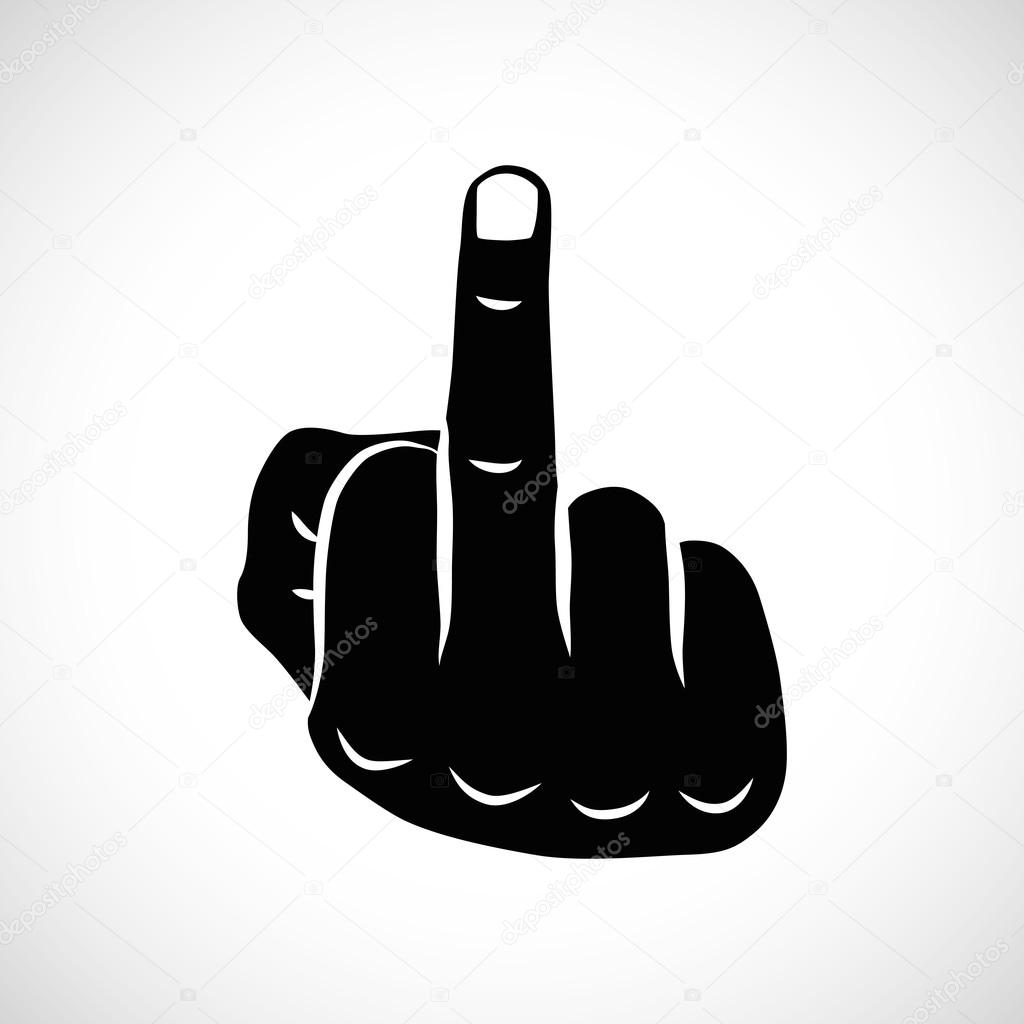 Icon Illustration Vector Graphic Fuck You Stock Vector by ©GreenOptix  97955138