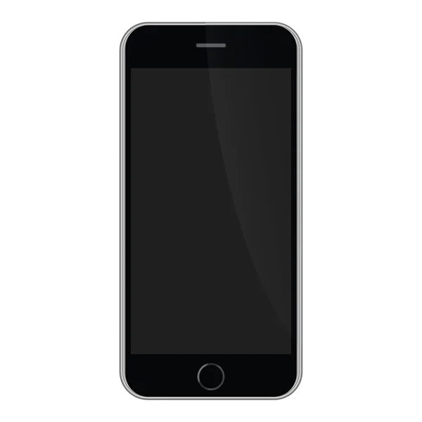 Örnek grafik vektör Smartphone ile siyah ekran