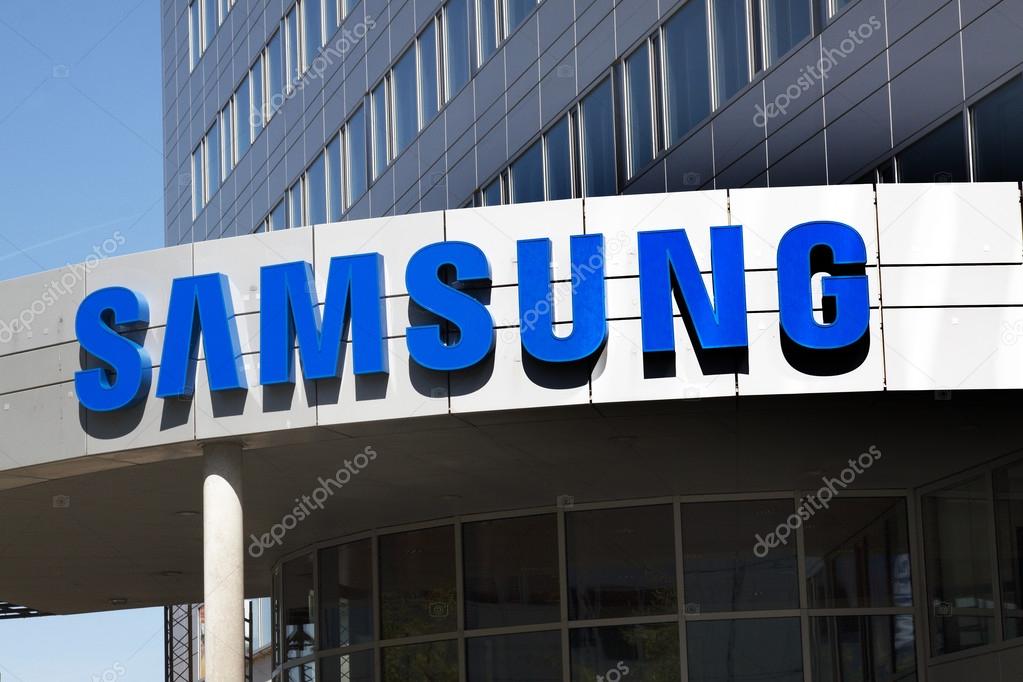 Amsterdam, Netherlands-may 5, 2016: samsung office letters on a building, The Samsung Group is one of the largest electronics companies in the world