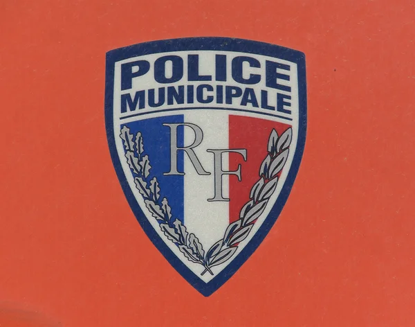 Polizei municipale in paris france — Stockfoto