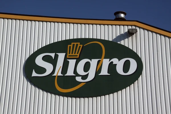 壁の文字 Sligro — ストック写真