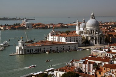 Venece Puntadella Dogana ve Santa Mariadella Selam