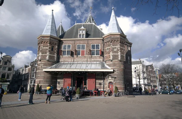 De Waag em Amsterdam — Fotografia de Stock
