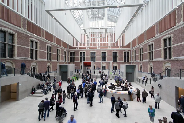 Main hall of the Rijksmuseum in Amsterdam — Stock Photo, Image