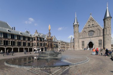 Hollandalı parlaiment Binnenhof şövalye hall ile denilen