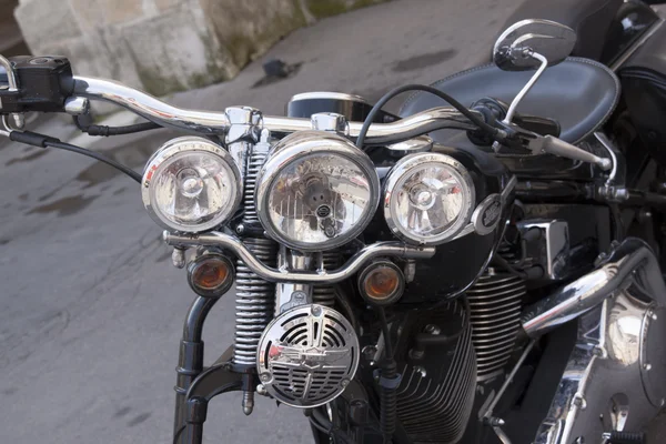 할리 데이비슨 오토바이 앞 — 스톡 사진