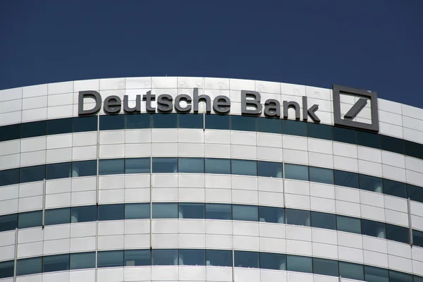 Office of the Deutsche bank in Amsterdam — Stock Photo, Image