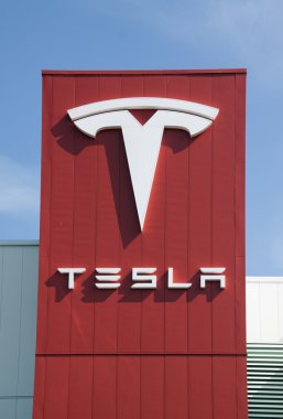 Tesla logo tesla servis istasyonu
