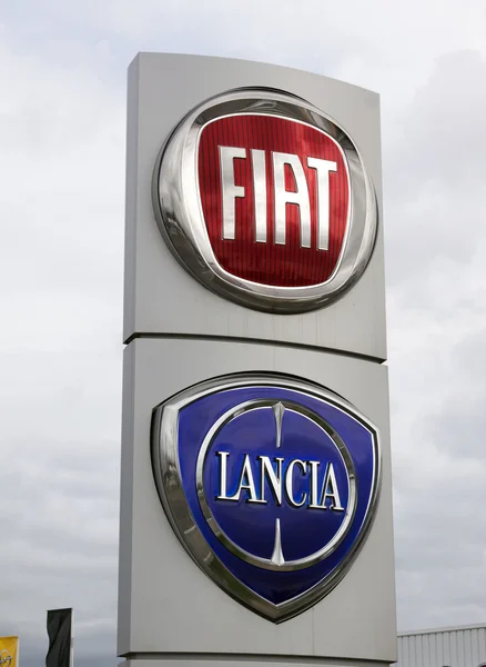 Signo de Fiat lancia — Foto de Stock
