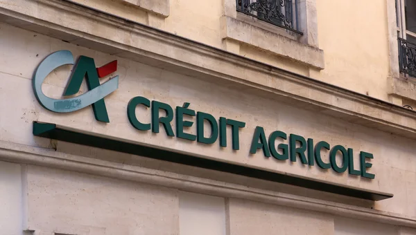 法国农业信贷银行是一家法国合作银行 — 图库照片