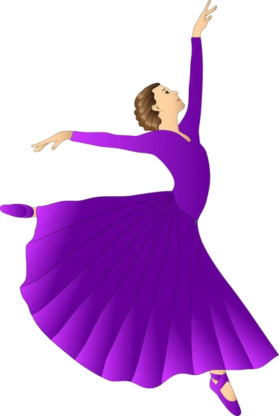 Bailarina — Vector de stock