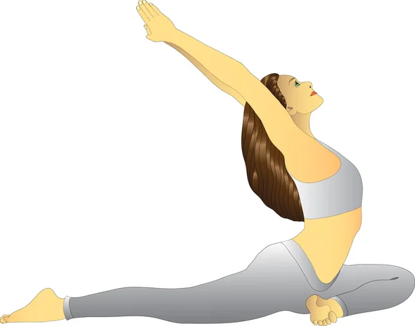 Yoga — Vector de stock