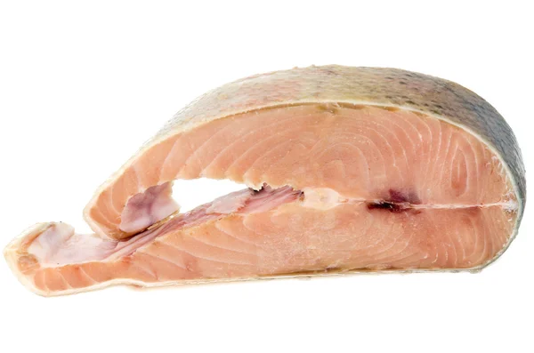 Rebanada de salmón fresco — Foto de Stock