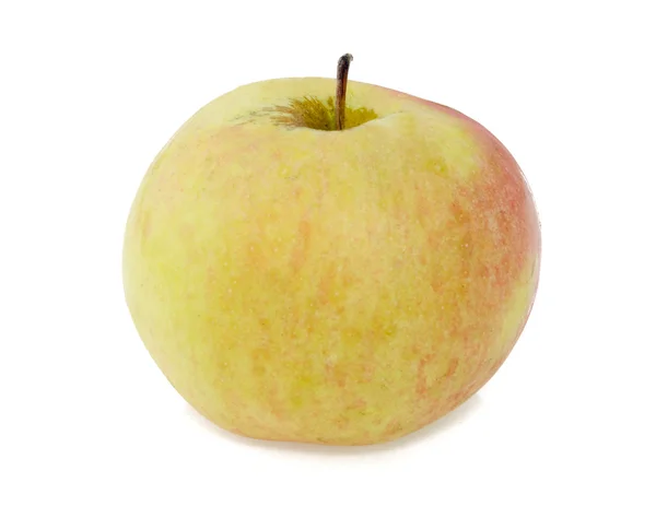 Rijp appel op witte achtergrond — Stockfoto