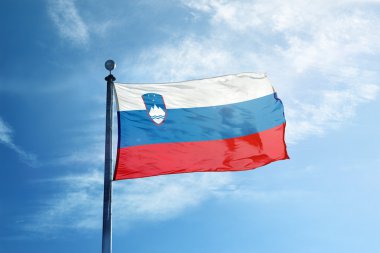 Bayrak direği Slovenya bayrağı