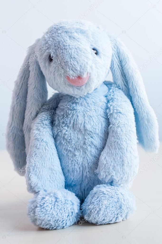 Sitting stuffed bunny