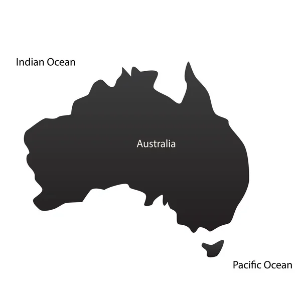 Het Australische continent — Stockvector