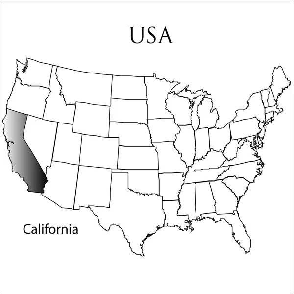 California State op wit — Stockvector