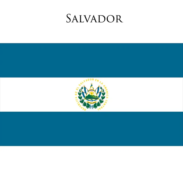 Bandera de El Salvador — Archivo Imágenes Vectoriales