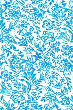 Halk çiçek nakış deseni