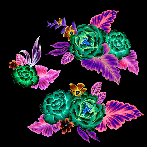 Мексиканский букет цветов
