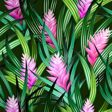 heliconia vektör desen