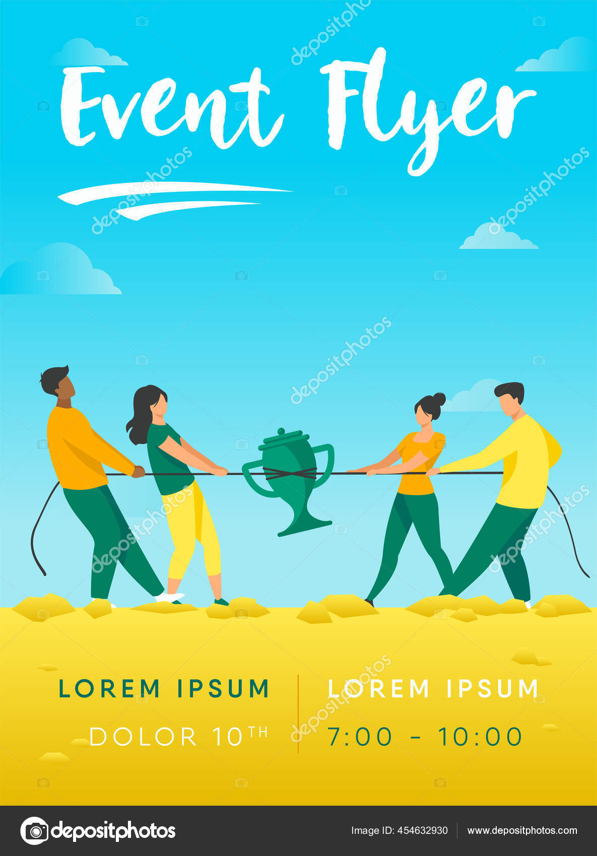 綱引きストックベクター ロイヤリティフリー綱引きイラスト Depositphotos