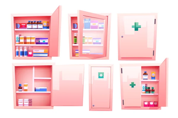 Pharmacy Cupboardストックベクター ロイヤリティフリーpharmacy Cupboardイラスト Depositphotos