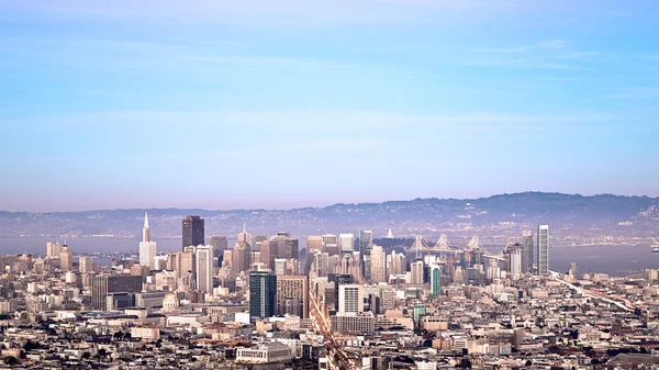 San Franciscos skyline - Stock-foto