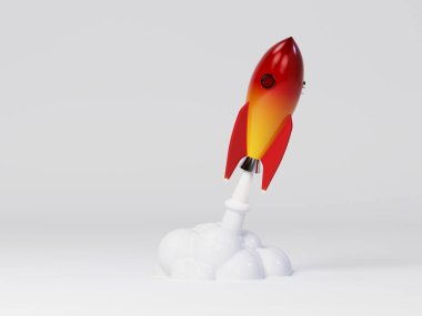 Farklı nesnelerin geometrik bileşimi, 3B illüstrasyon