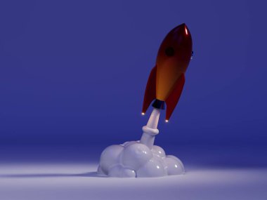 Farklı nesnelerin geometrik bileşimi, 3B illüstrasyon